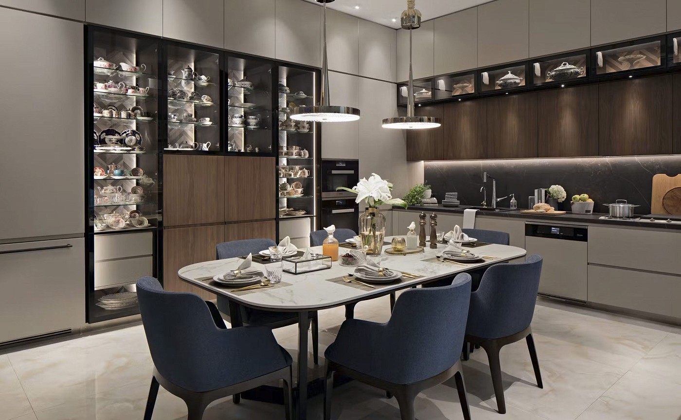 Dubai, visually appealing and tactile kitchen